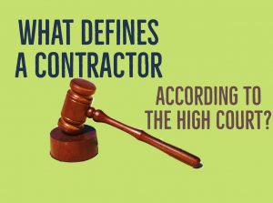 What Defines A Contractor